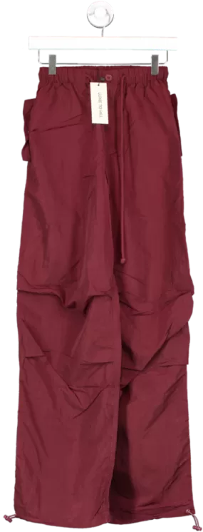 luxe to kill Red Parachute Pant In Cherry UK 6