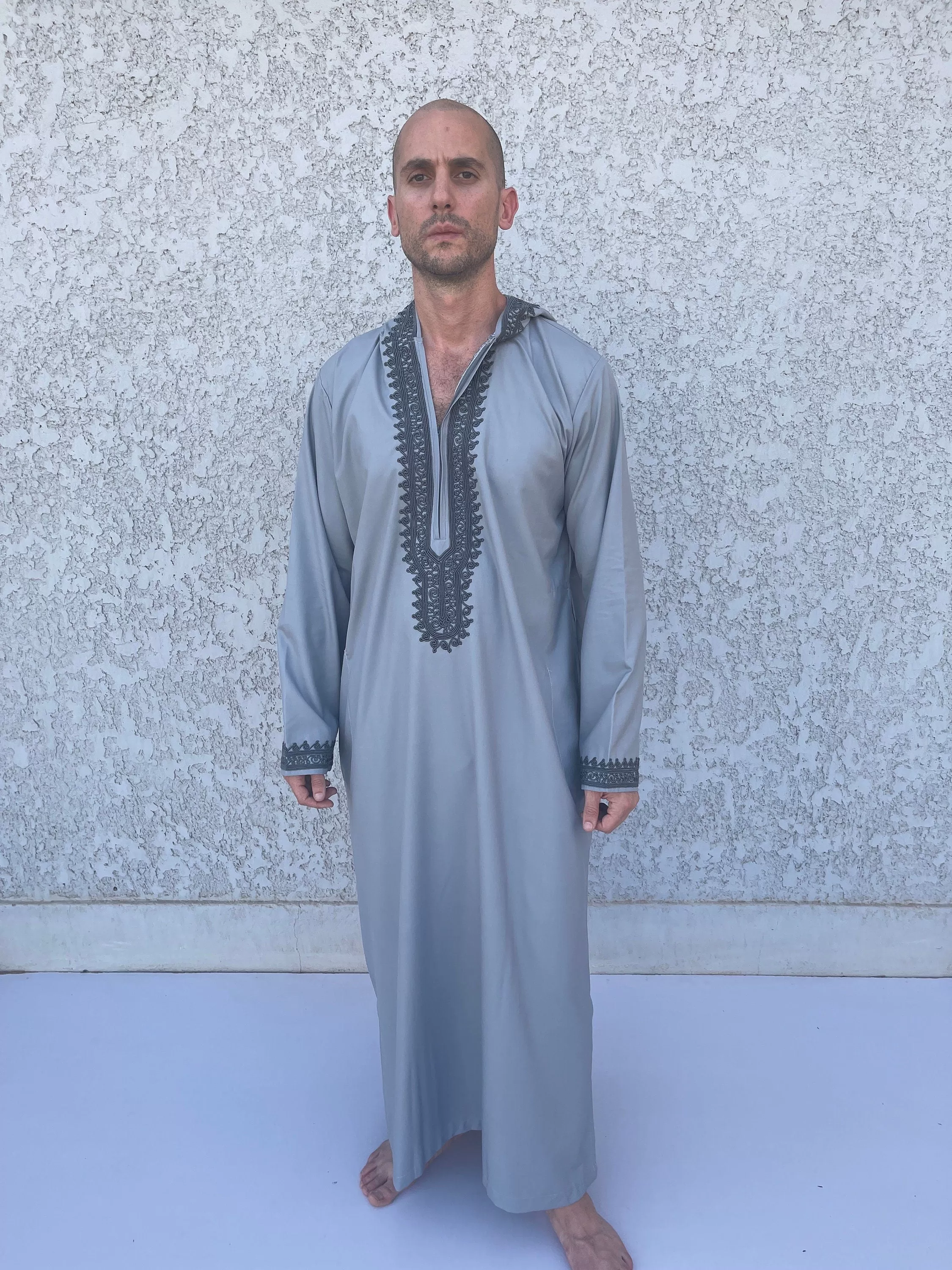 Luxurious hand embroidered Men Kaftan, Egyptian Cotton Men's caftan, Men's kaftan,  caftans for men, men clothing, gift for men gift for him