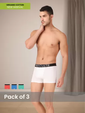 Men's Organic Cotton Trunks Pack of 3