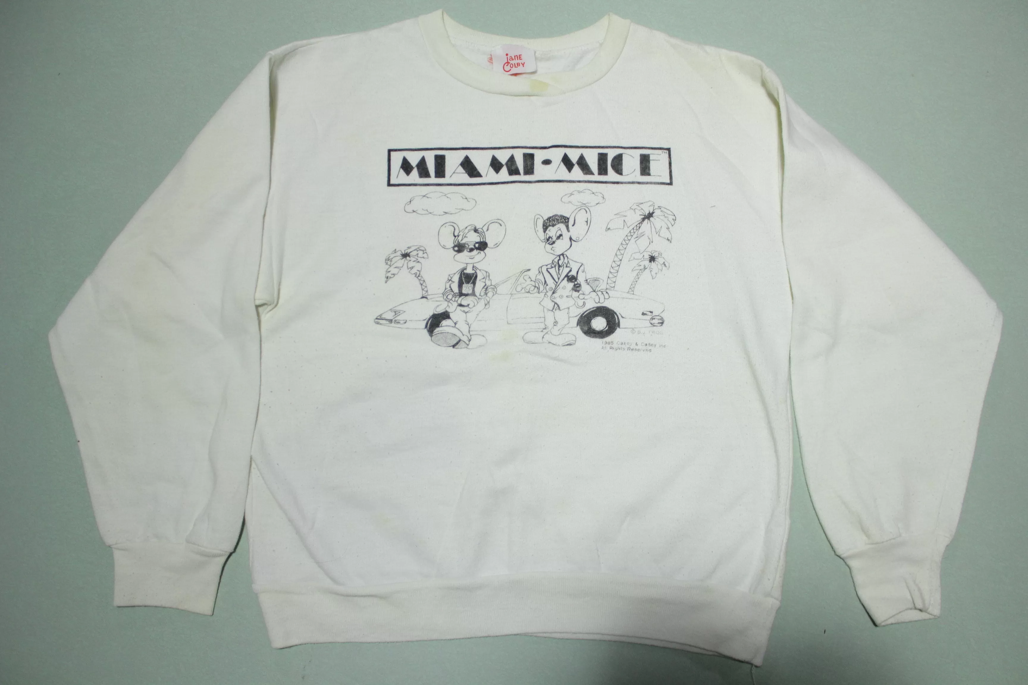 Miami Mice 1985 Vintage 80's Movie Promo Don Johnson Crewneck Sweatshirt