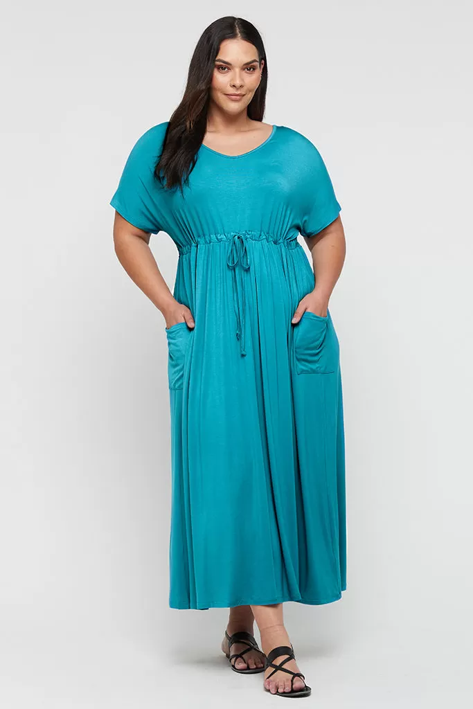 Mila Maxi Dress - Teal