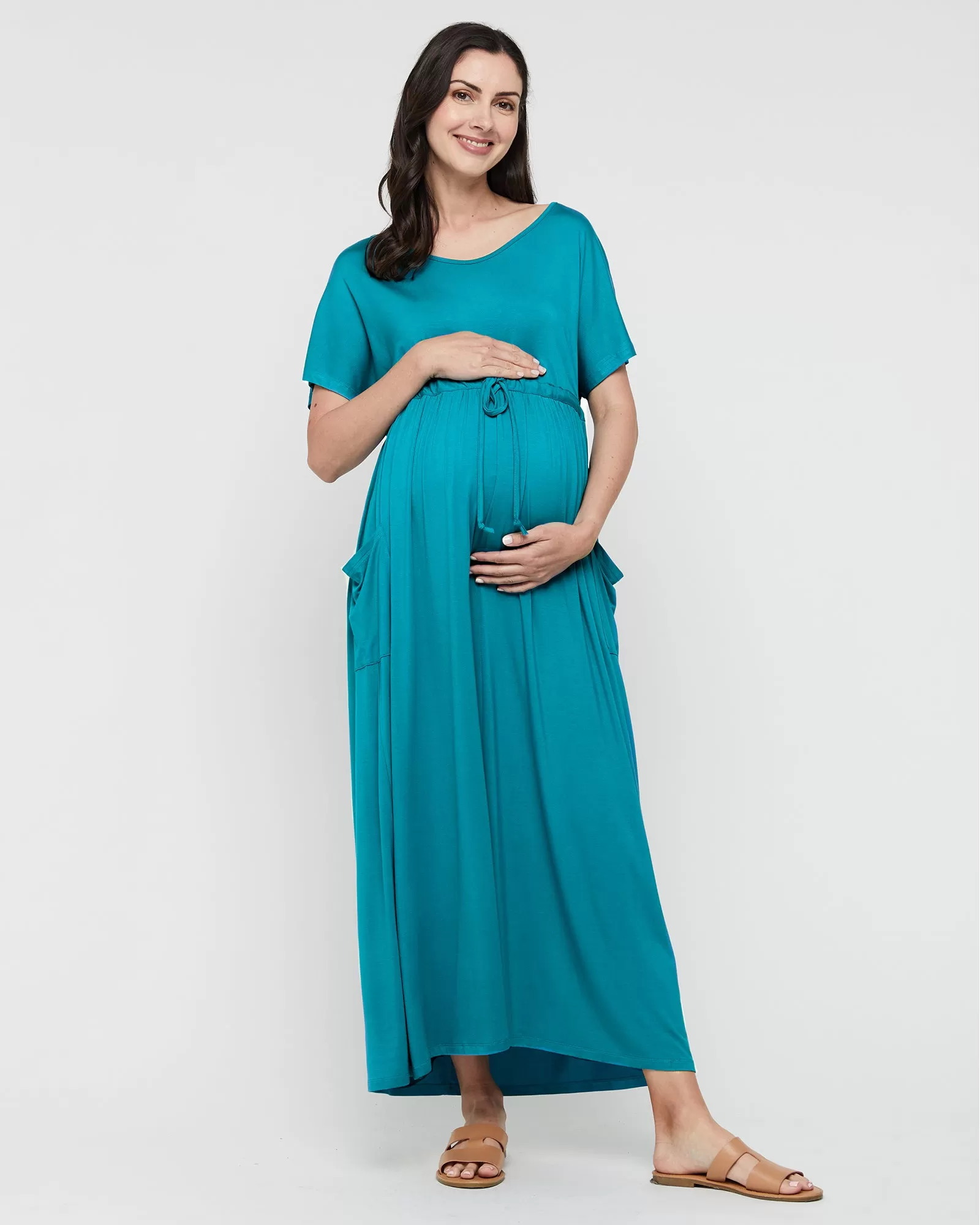 Mila Maxi Dress - Teal