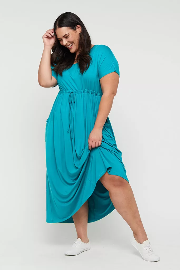 Mila Maxi Dress - Teal