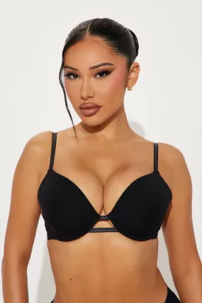 Nova Cotton TShirt Bra - Black