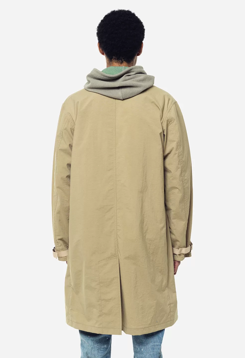 Nylon Spring Coat / Tan