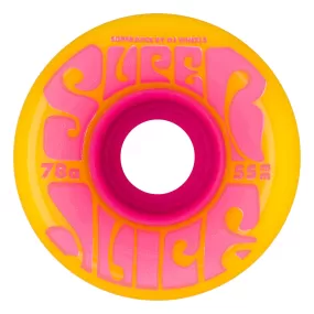 OJ Wheels Mini Super Juice Blazing Yellow Cruiser 55mm 78a