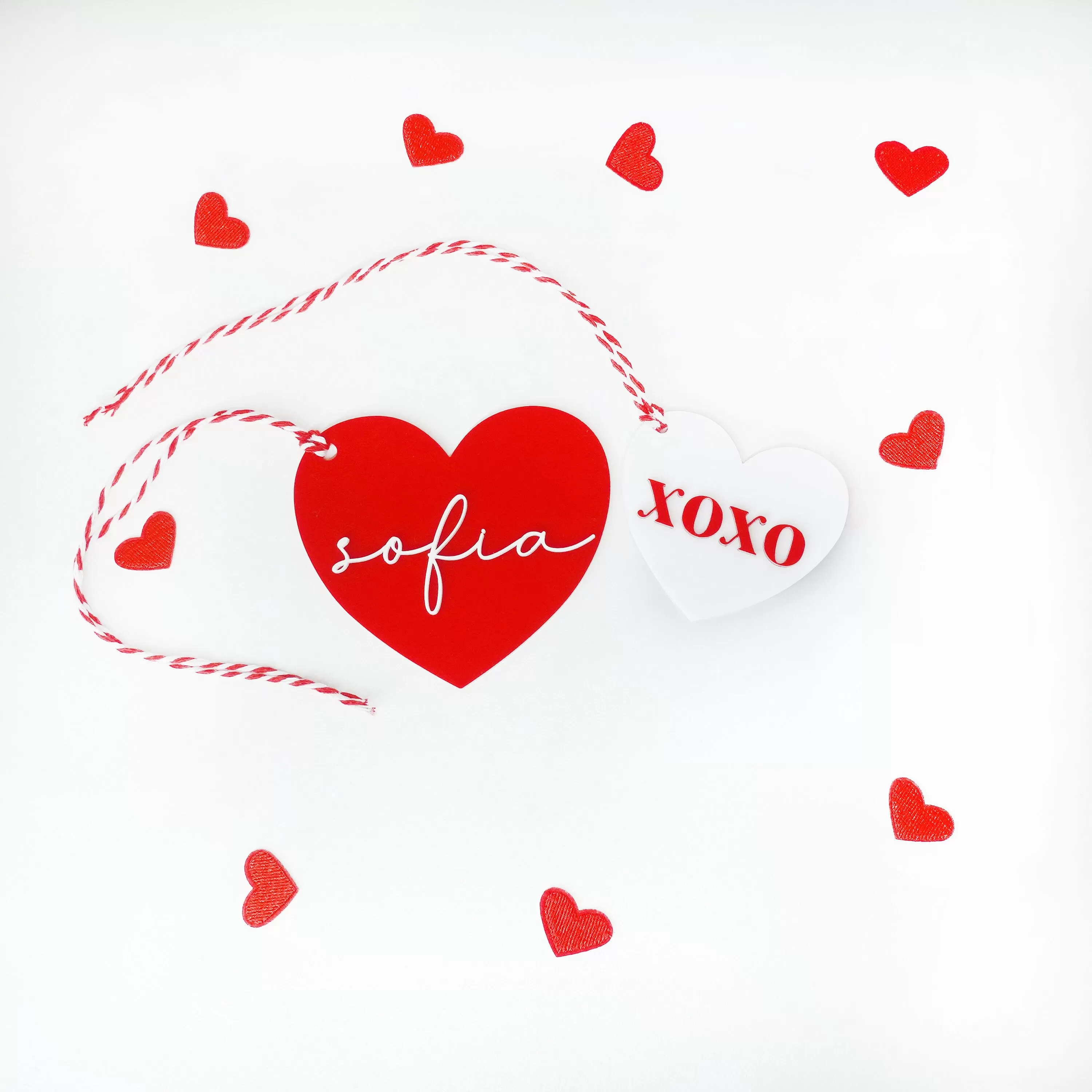 Personalized Name Valentine's Day Gift Tag