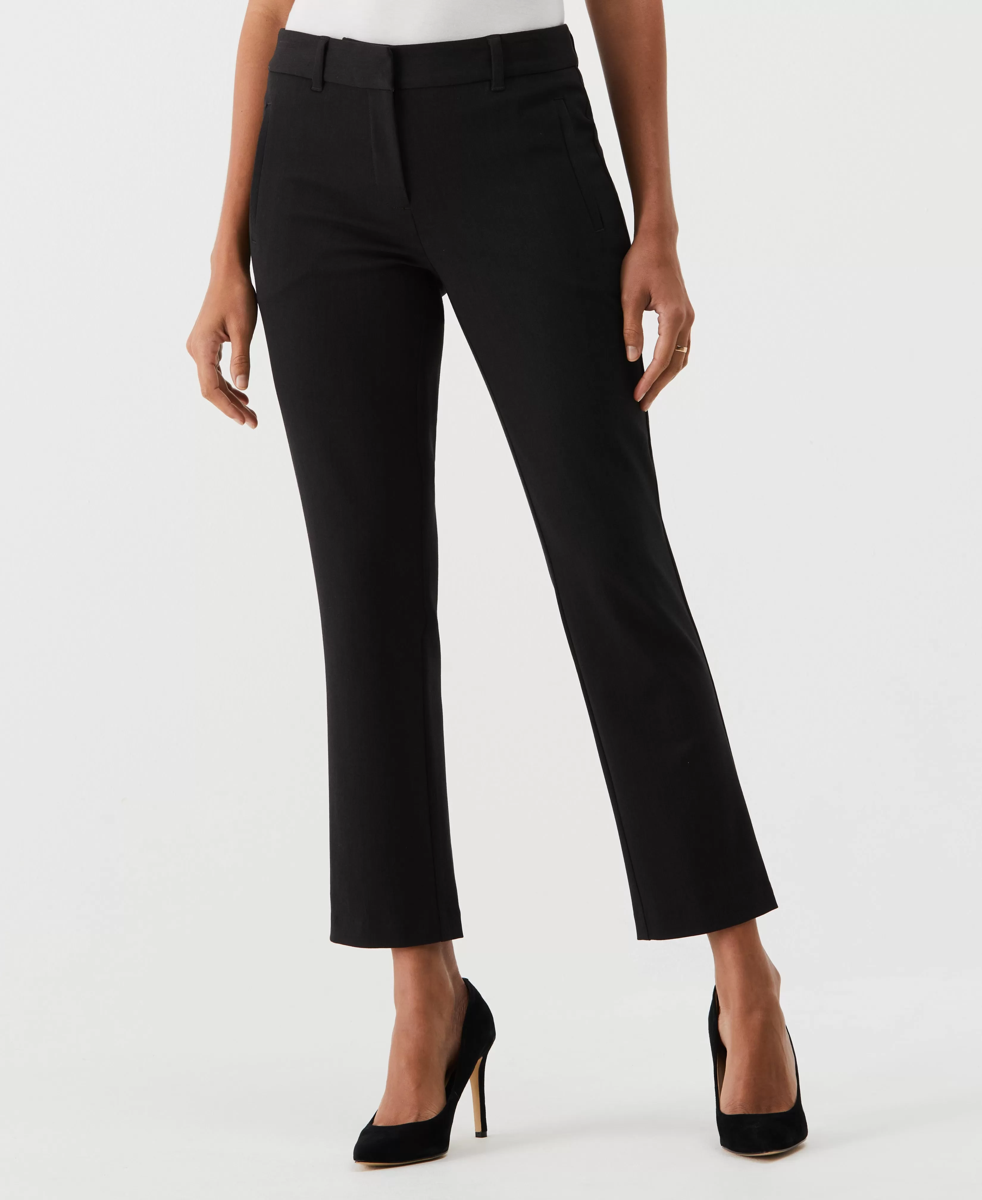 Petite Straight Leg Ankle Pant