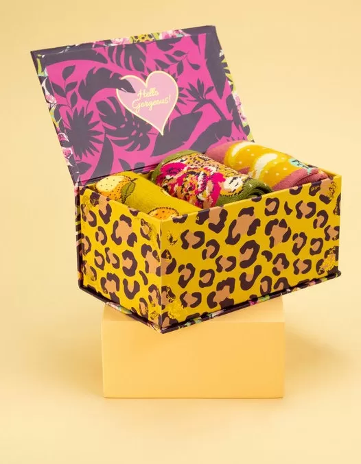 Powder - Sock Box - Climbing Leopard