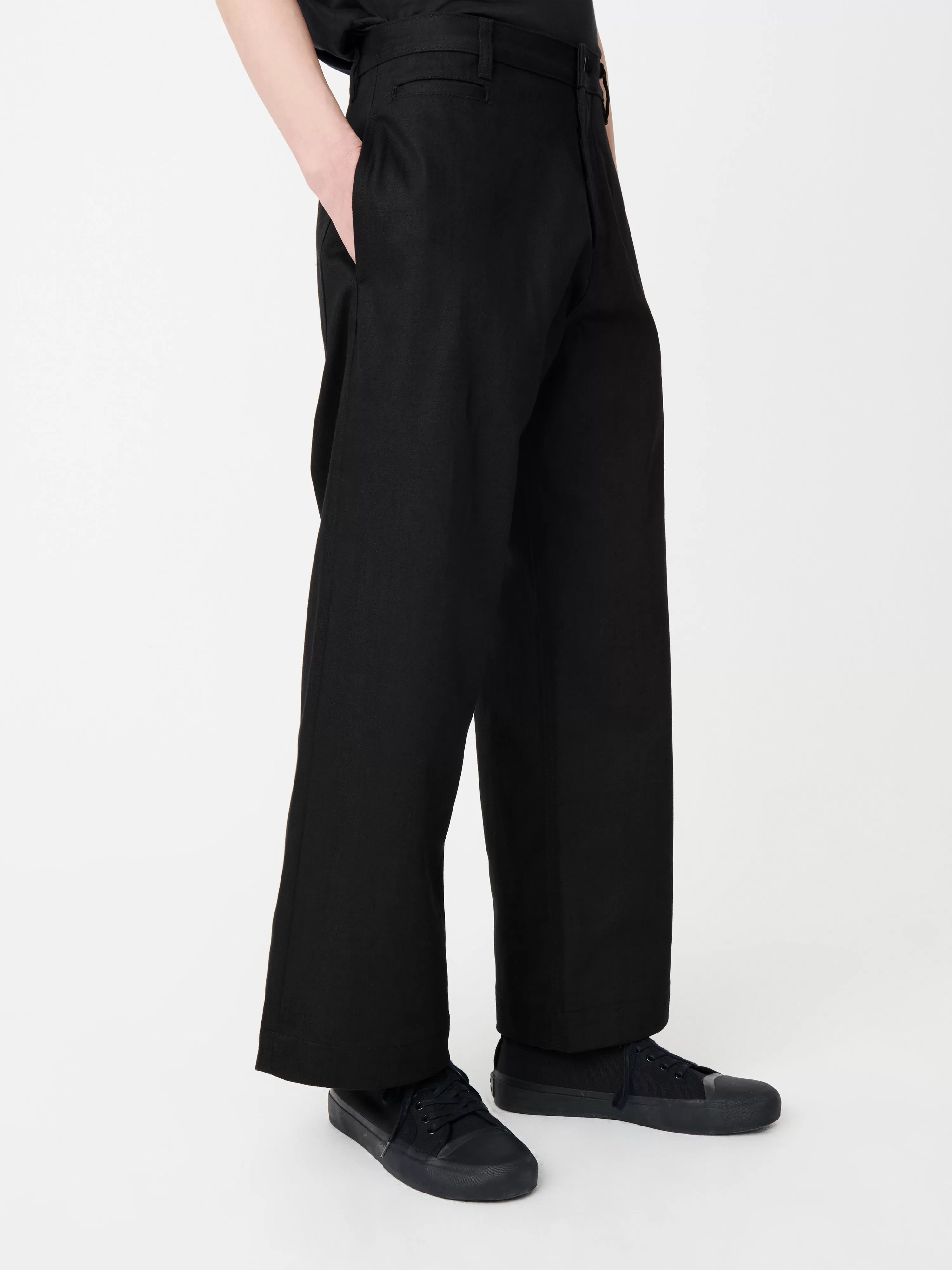 Pyad Denim Pant in Black