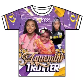 "Aquemini" Custom Designed Graduation 3D shirt