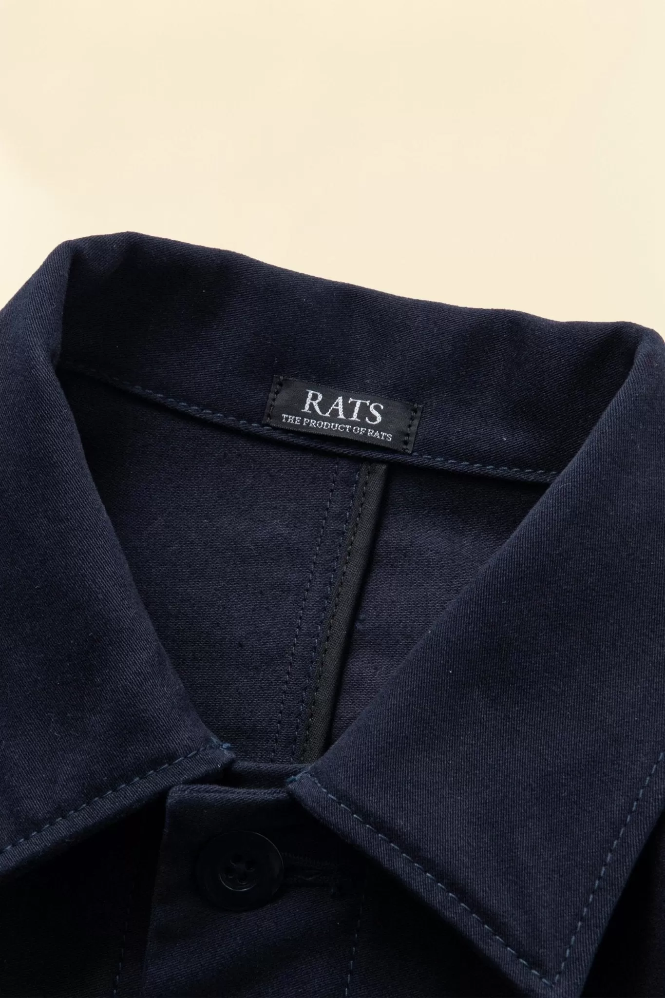 Rats French Work Jacket - Navy Moleskin