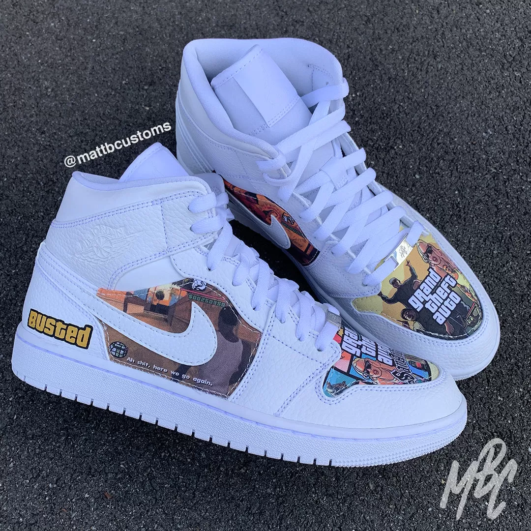 San Andreas Livin' - Jordan 1 Mid Custom