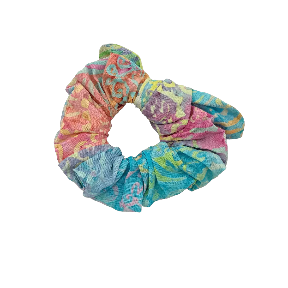 Scrunchies in Sweet Pastel Batik