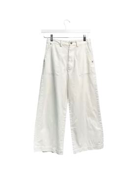 Size 8 - Incu Collection Off-White Crop Pants