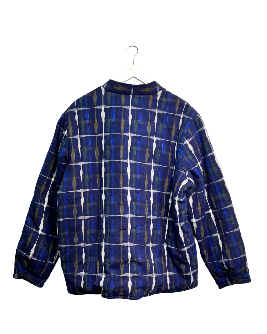 Size XL - Toast Indigo Padded Ikat Jacket