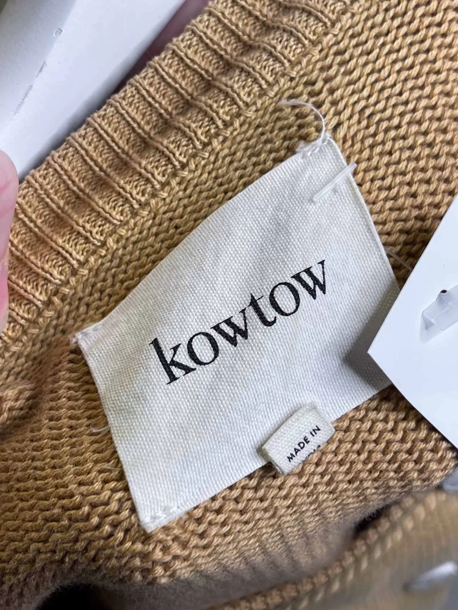 Size XS - Kowtow Cotton Cardigan