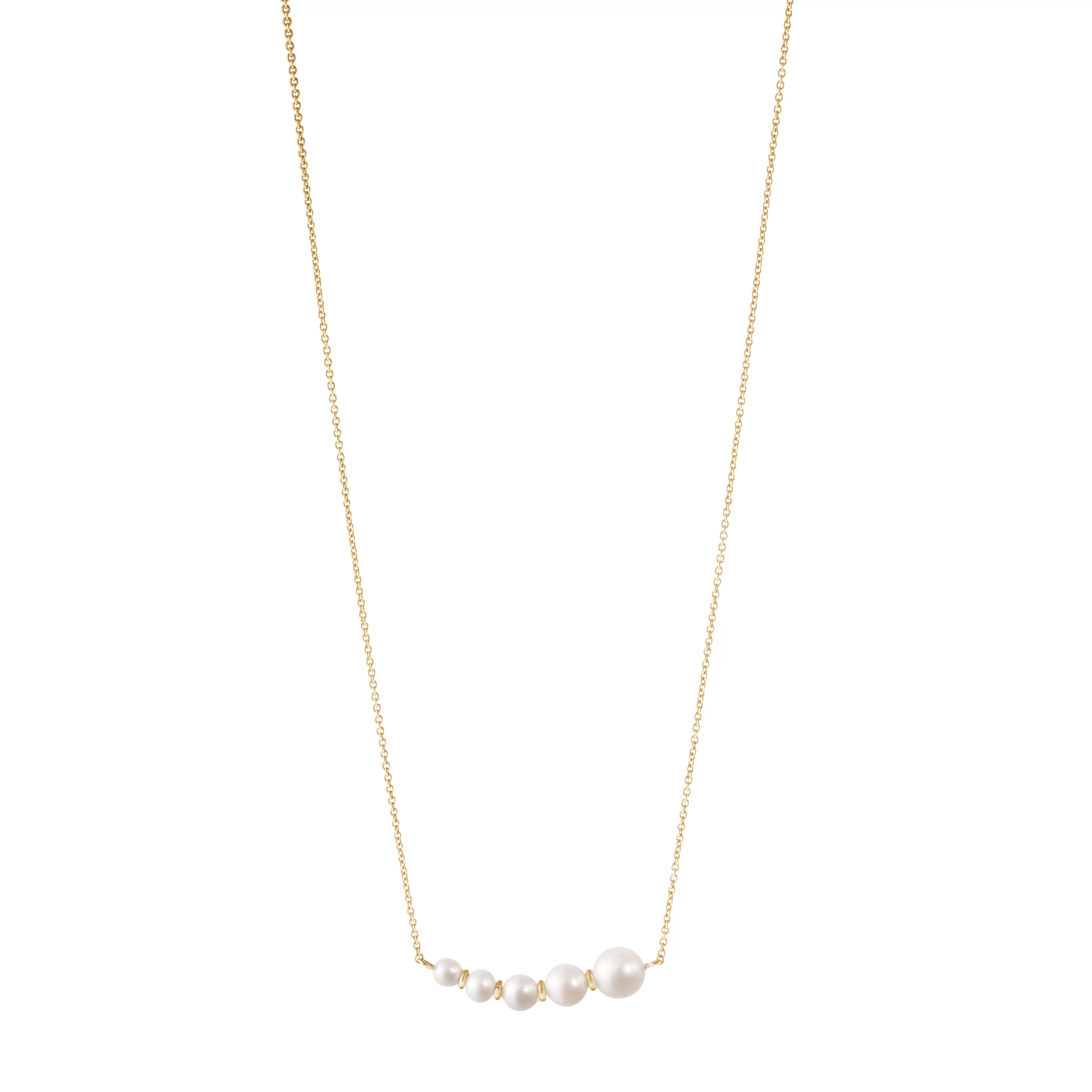 Sophie Bille Brahe - Lune Perle - Necklace with Pearls, Yellow Gold