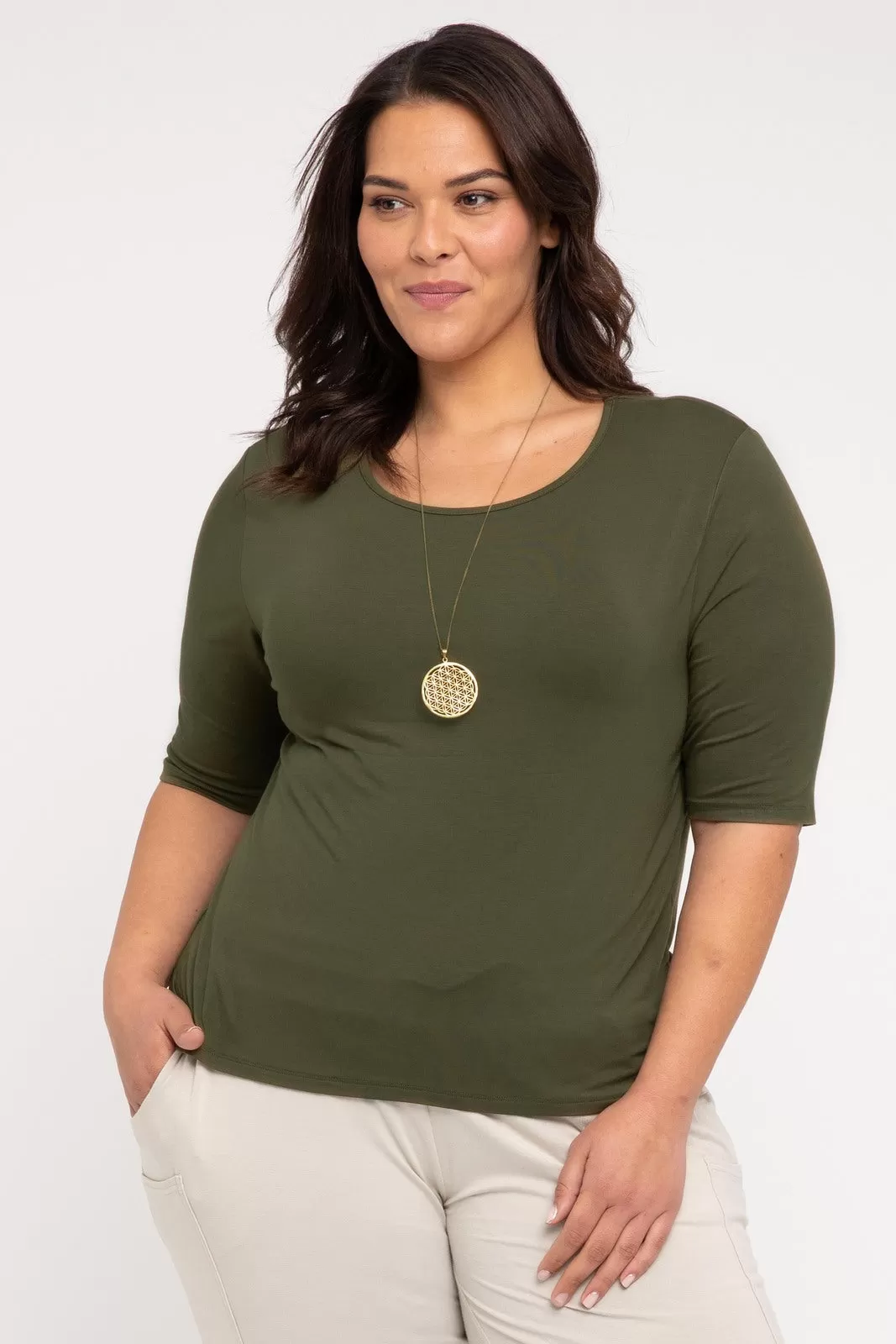 Sophie Top - Dark Olive