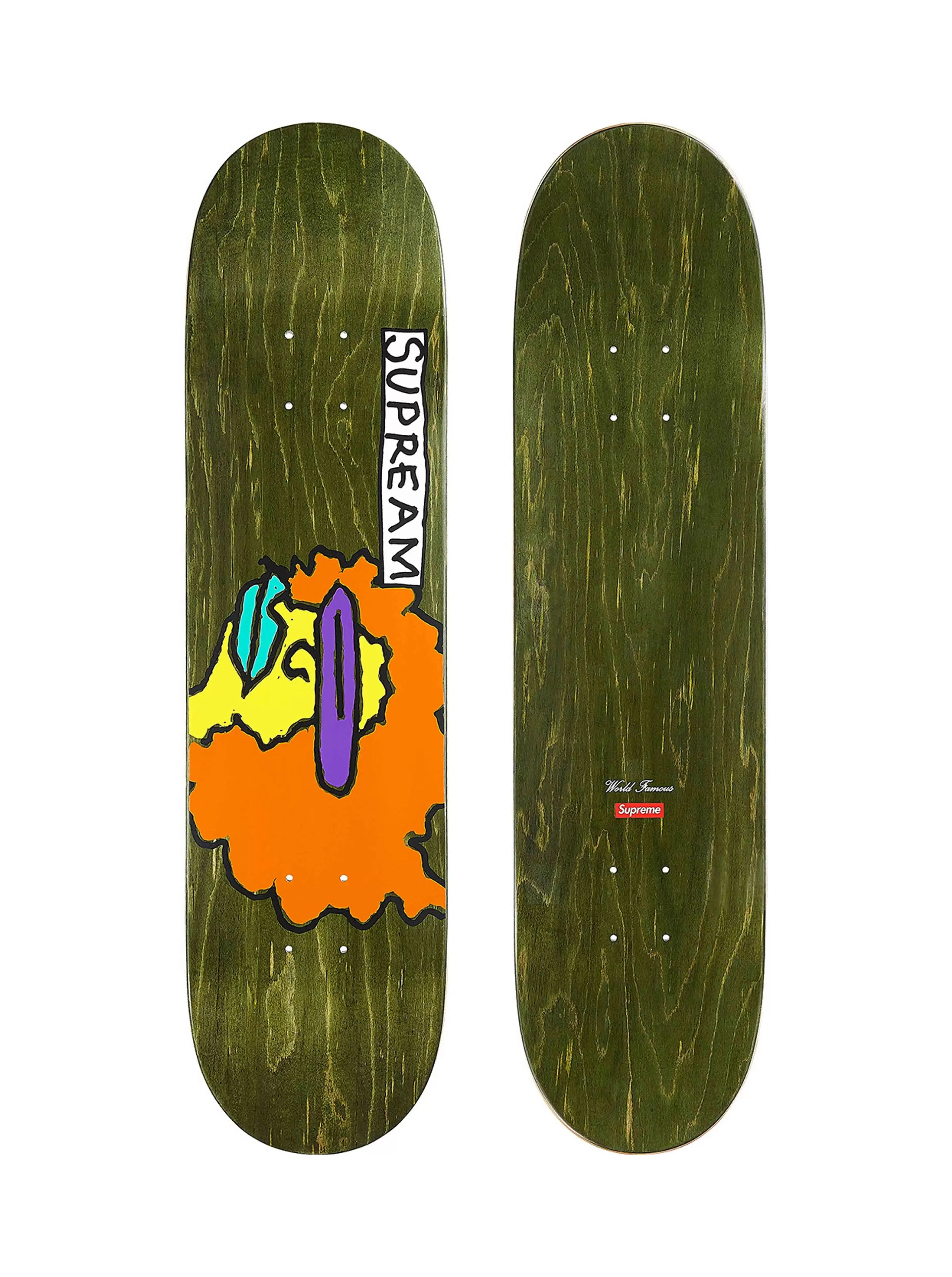 Supreme Gonz Ramm Skateboard Green [FW17]