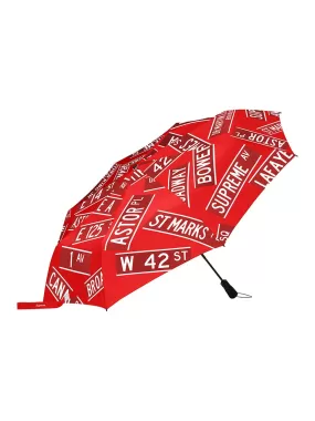 Supreme ShedRain Street Signs Umbrella Red [SS21]