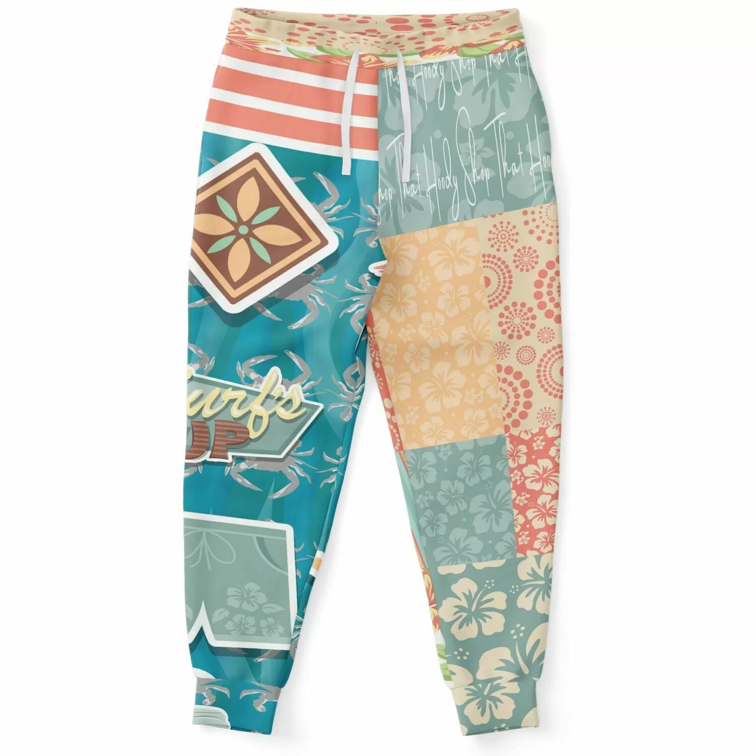 Surf's Up Kowabunga Stretch Poly Eco-Poly Joggers