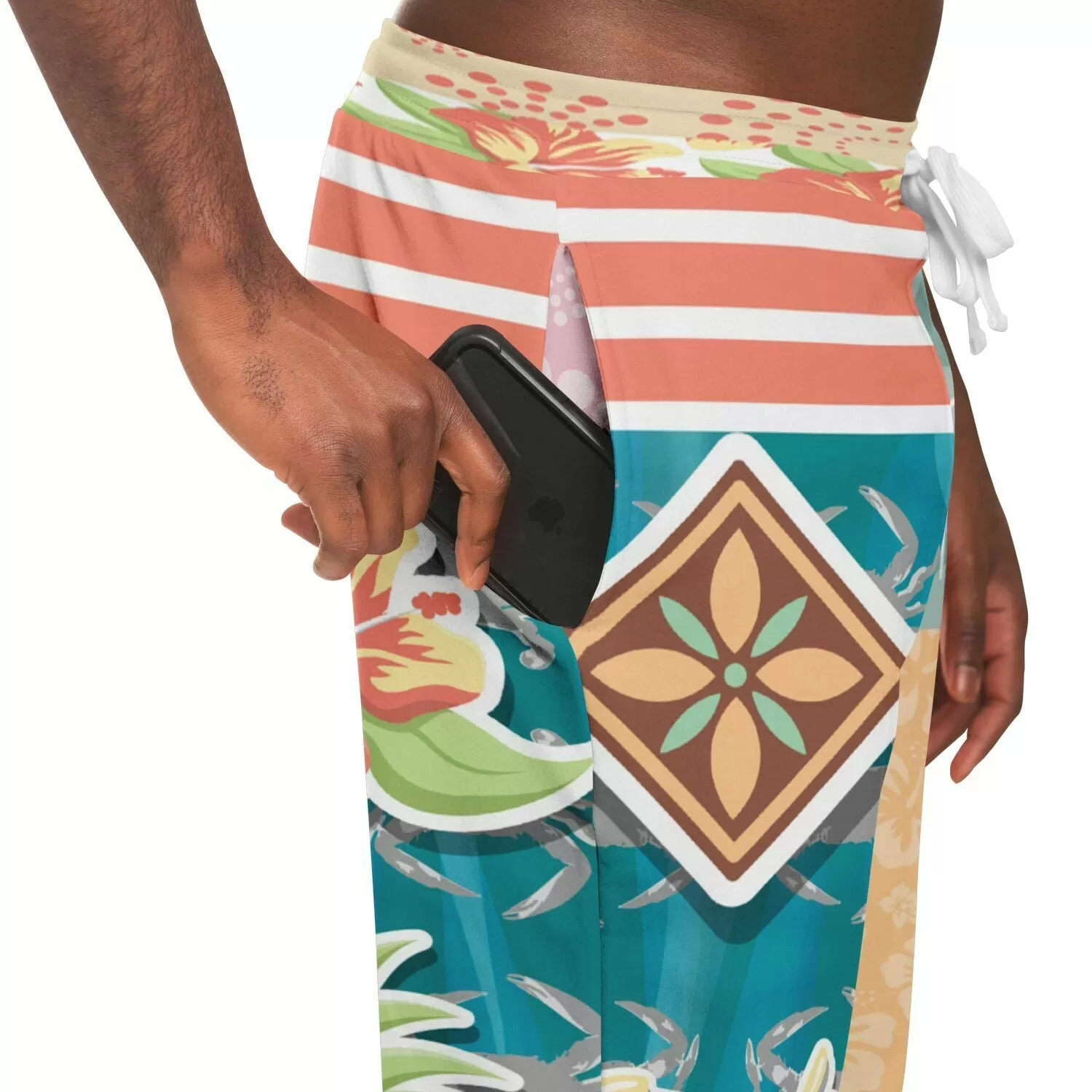 Surf's Up Kowabunga Stretch Poly Eco-Poly Joggers