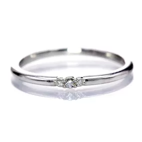 Tania Band -Graduated Diamond, Moissanite or Sapphire Stacking Wedding Ring