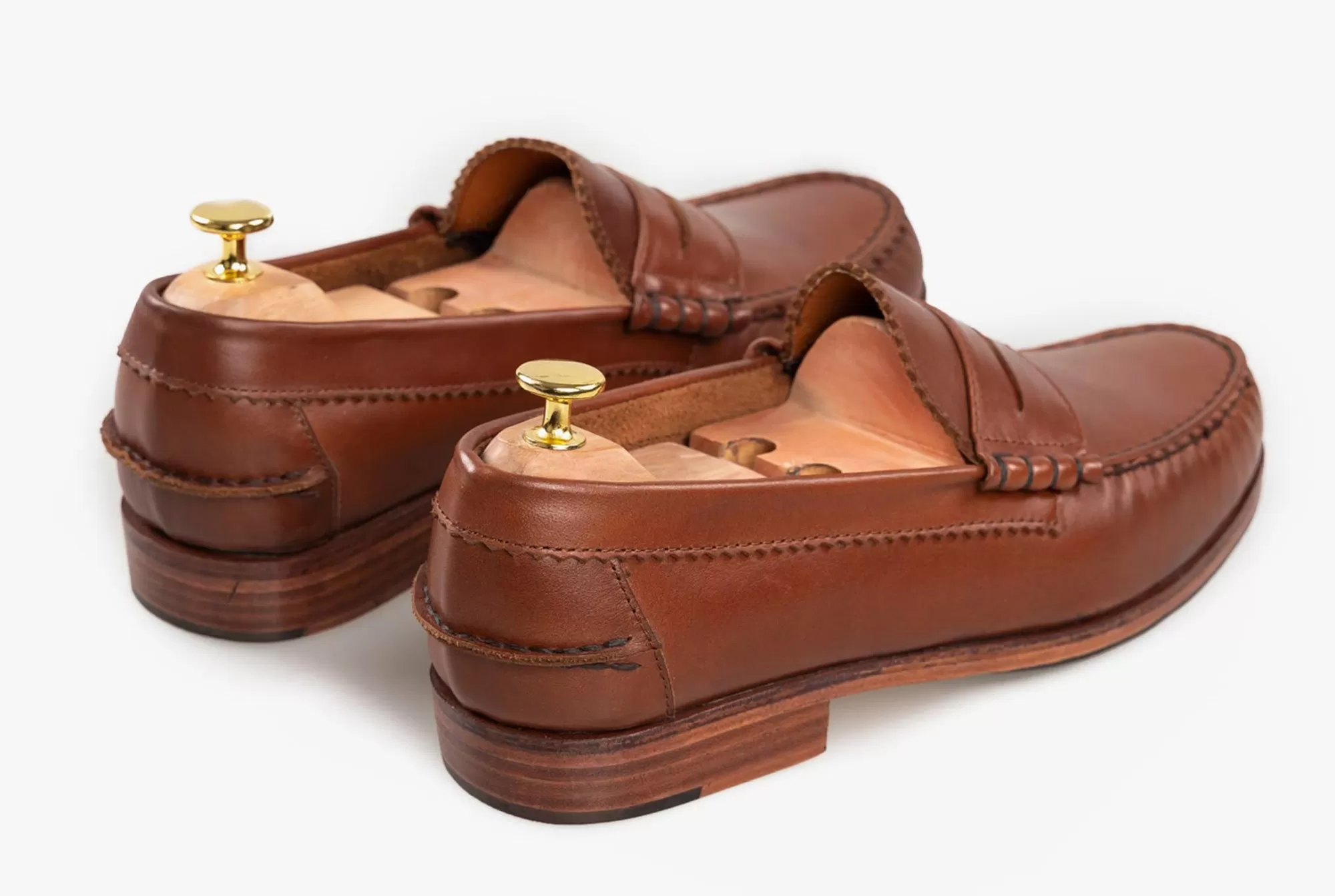 The Grand Penny Loafers - Chestnut Brown