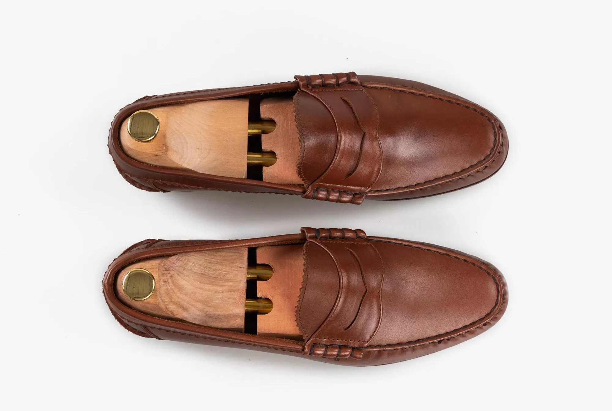 The Grand Penny Loafers - Chestnut Brown