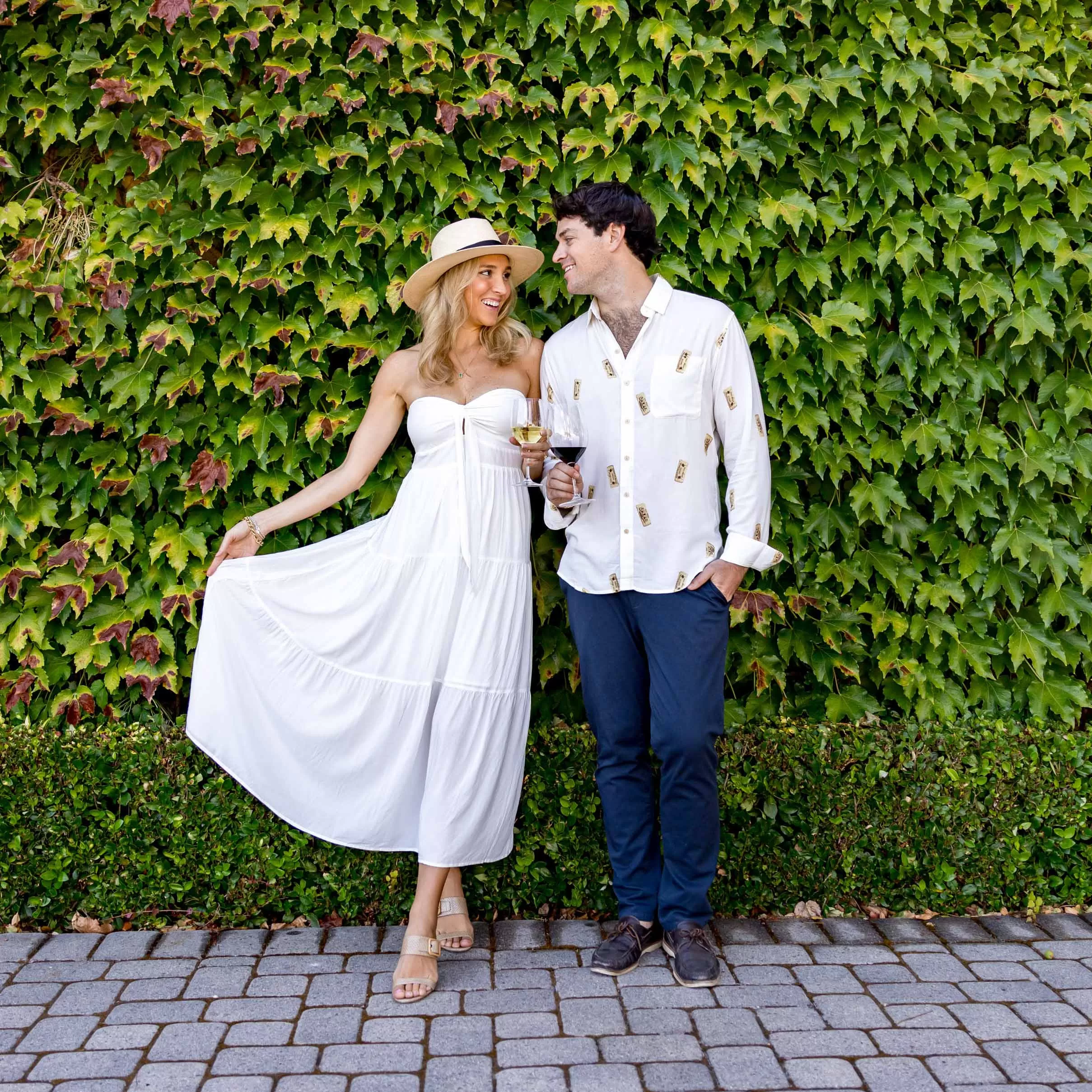 The Jetset - White Bandeau Maxi Dress