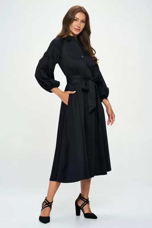 The Ultimate Cotton Maxi Shirt Dress