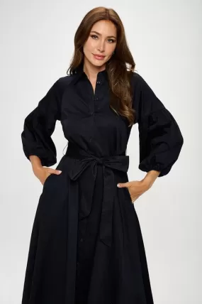 The Ultimate Cotton Maxi Shirt Dress