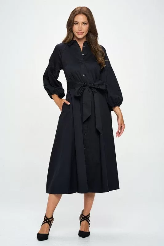 The Ultimate Cotton Maxi Shirt Dress