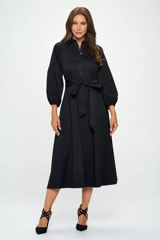 The Ultimate Cotton Maxi Shirt Dress