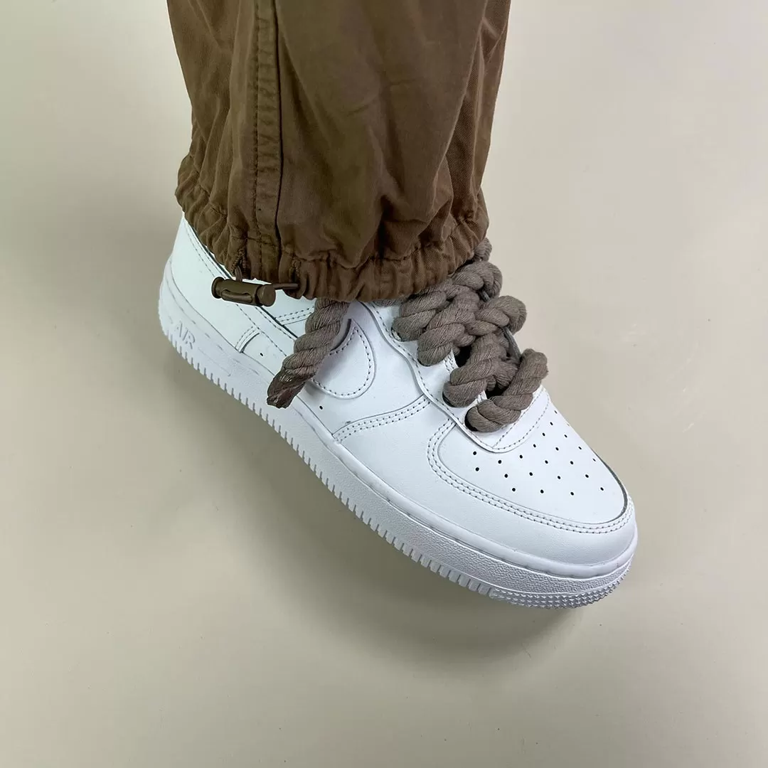 Thicc Laces - White Air Force 1 Custom