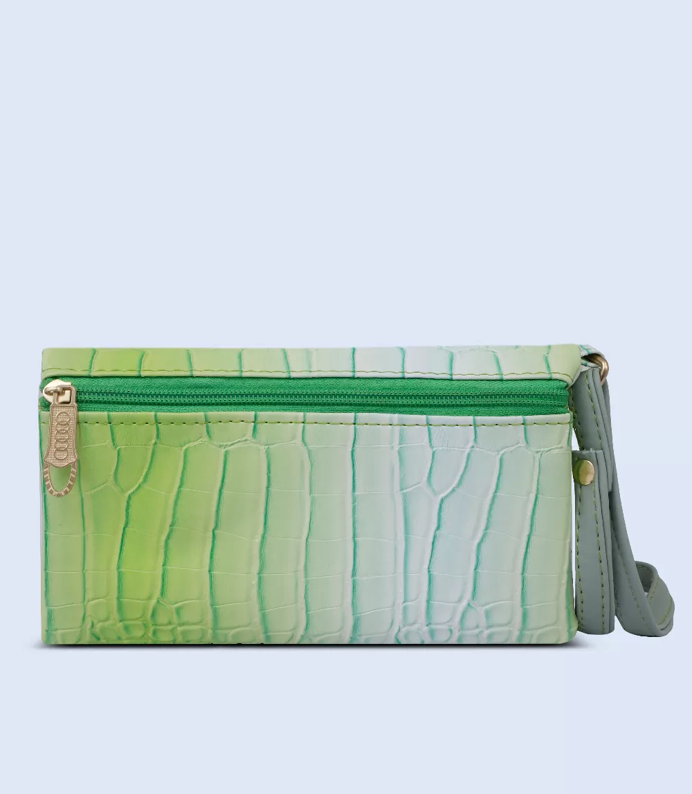 WB2393-Mint green-Women Shoulder Bag