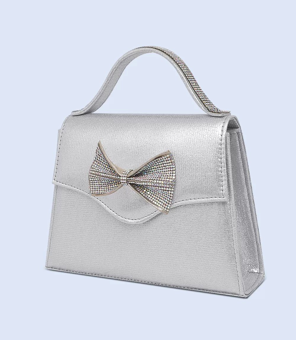 WB2616-SILVER-Women Trendy Bag