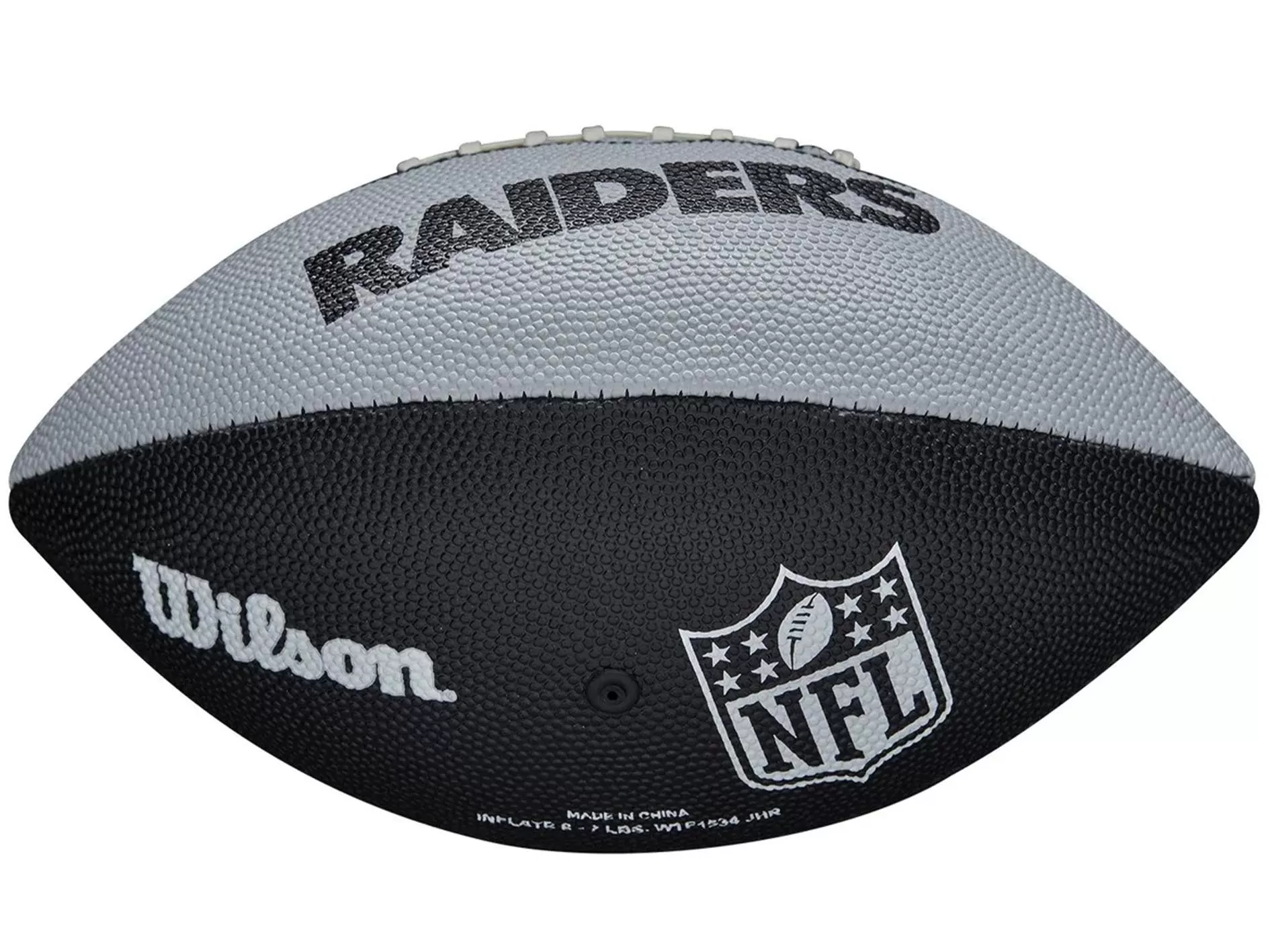 Wilson Official NFL Team Tailgate Football Las Vegas Raiders <br> WTF1534LV